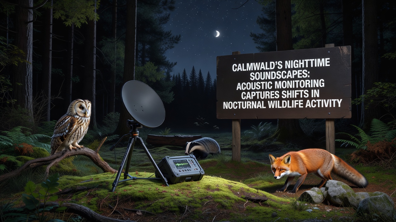 Calmwald's Nighttime Soundscapes: Acoustic Monitoring Captures Shifts in Nocturnal Wildlife Activity